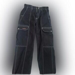 BDG Urban Outfitters size 28 Woman’s Black Denim Cargo Slouchy Skate Jeans